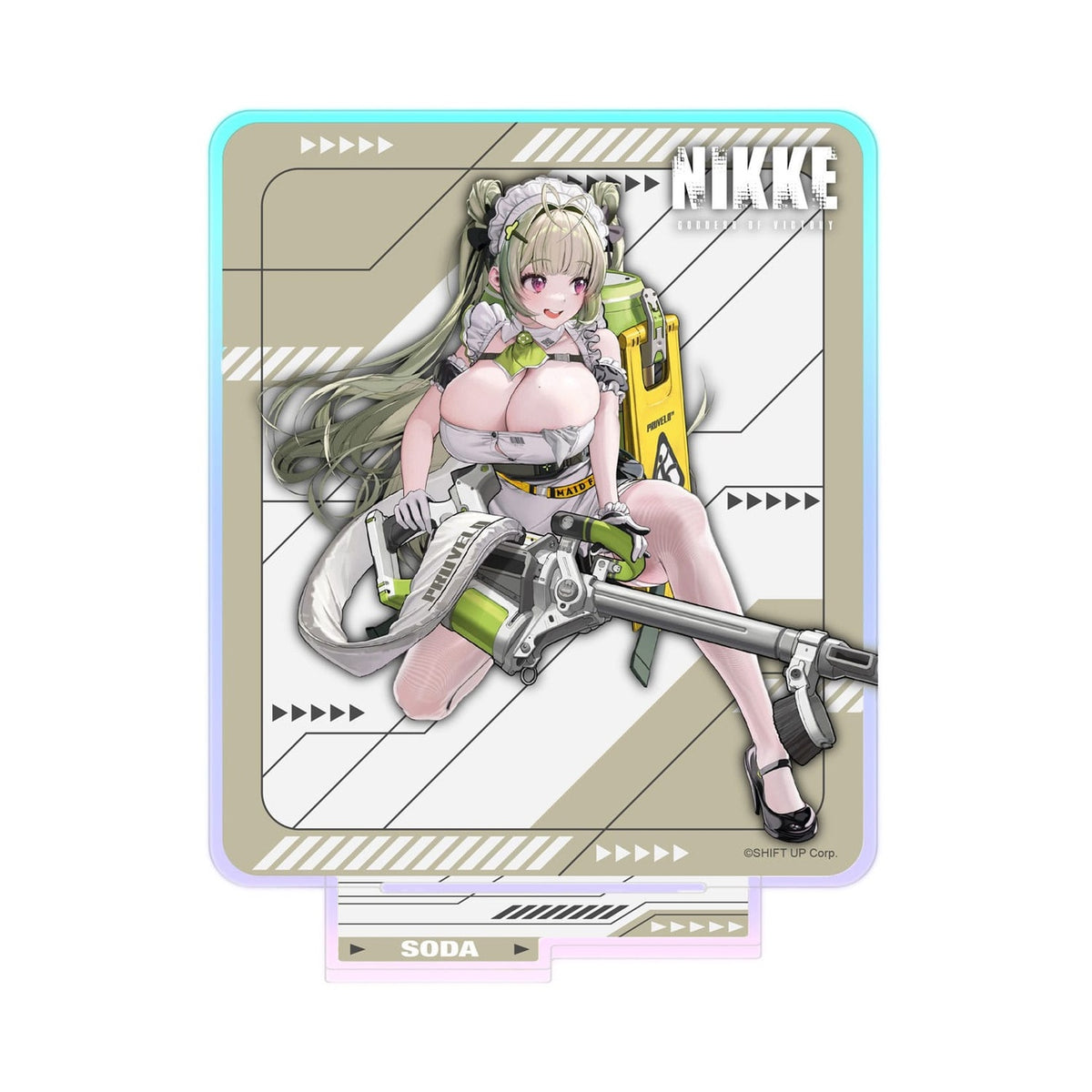 Produktbild Goddess of Victory: Nikke Crouching Series Acryl Stand Soda Holographic 14 cm
