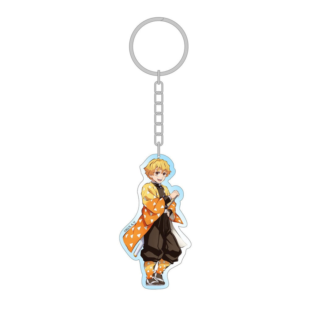 Demon Slayer: Kimetsu no Yaiba Acryl Schlüsselanhänger Zenitsu Holographic 7 cm