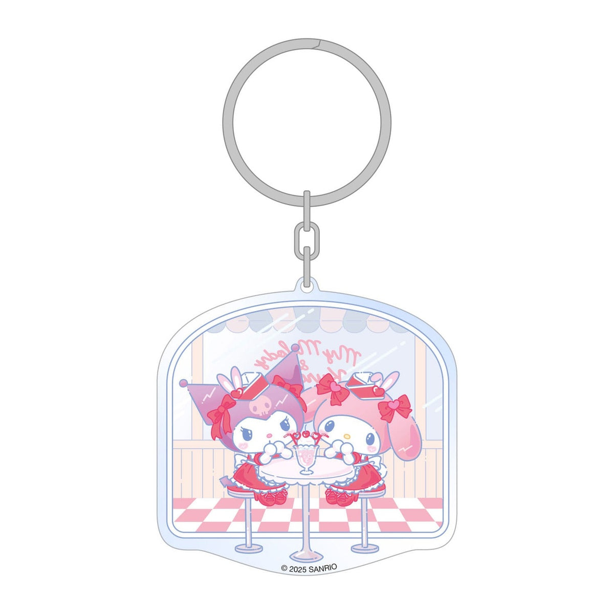 Produktbild Sanrio Acryl Schlüsselanhänger Hello Kitty & Friends American Diner 6 cm