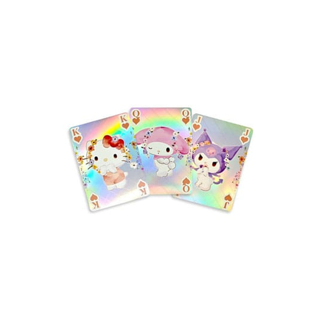 Produktbild Sanrio Spielkarten Hello Kitty & Friends Holographic