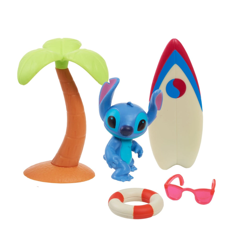 Produktbild Lilo & Stitch Minifiguren Playset Hang Ten Stitch 7 cm