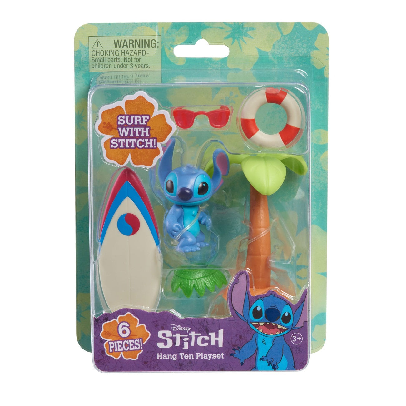 Produktbild Lilo & Stitch Minifiguren Playset Hang Ten Stitch 7 cm