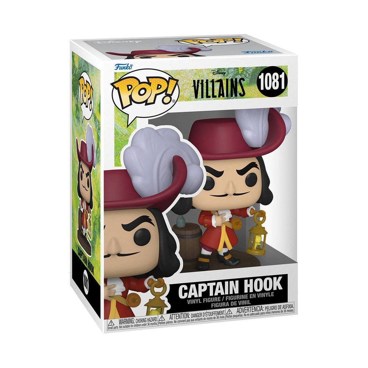 Produktbild Disney: Villains POP! Disney Vinyl Figur Captain Hook 9 cm
