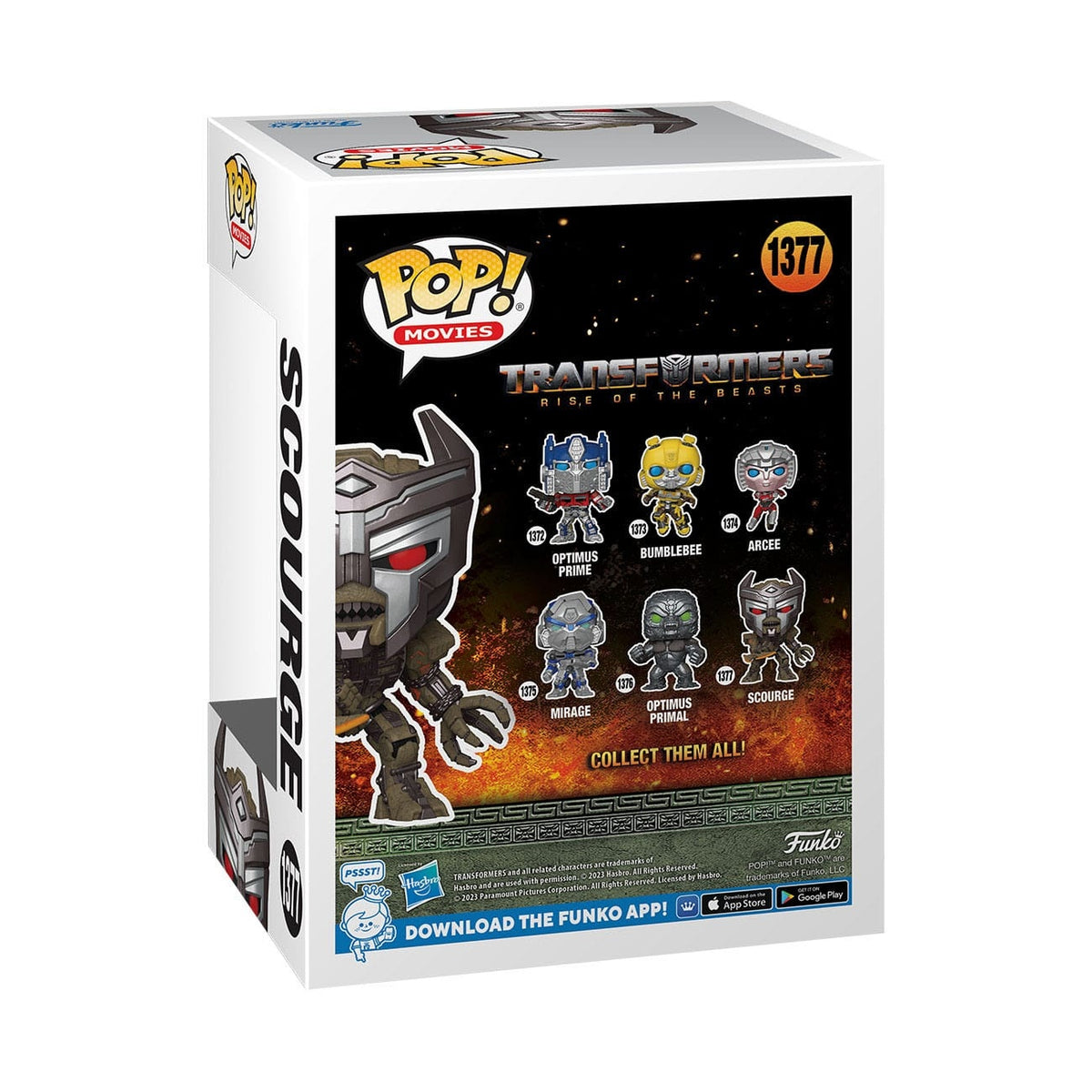 Produktbild Transformers: Aufstieg der Bestien POP! Movies Vinyl Figur Scourge 9 cm