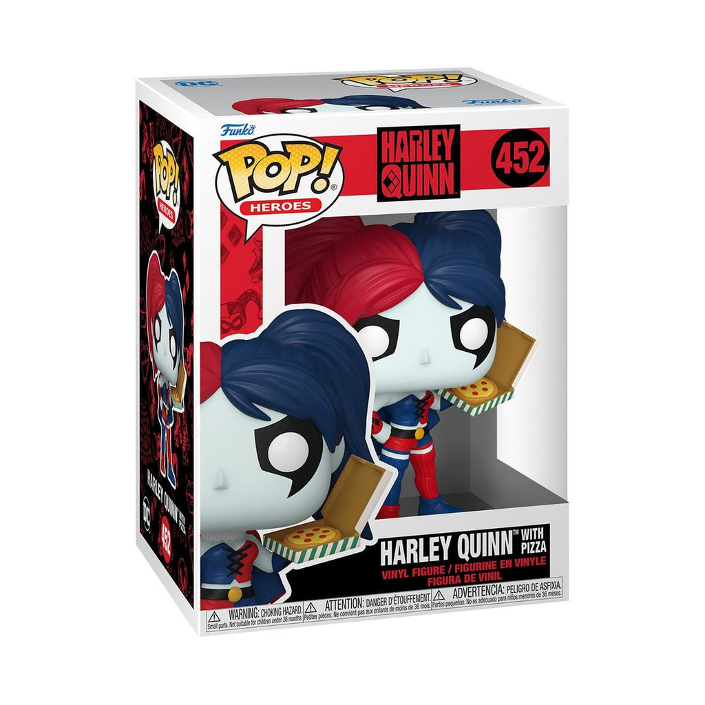 Produktbild DC Comics: Harley Quinn Takeover POP! Heroes Vinyl Figur Harley with Pizza 9 cm