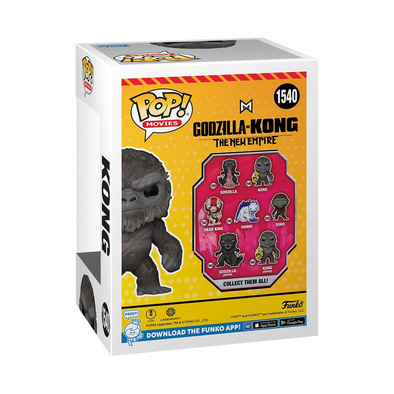 Produktbild Godzilla vs. Kong 2 POP! Movies Vinyl Figur Kong 9 cm