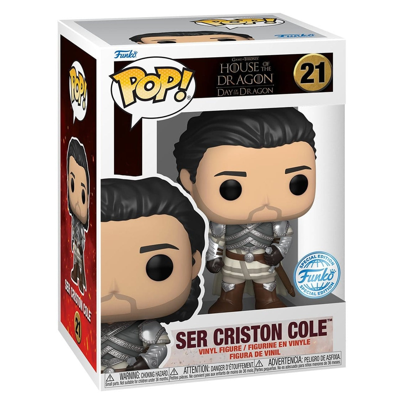 Produktbild House of the Dragon POP! Vinyl Figur Ser Criston Cole Exclusive Edition 9 cm