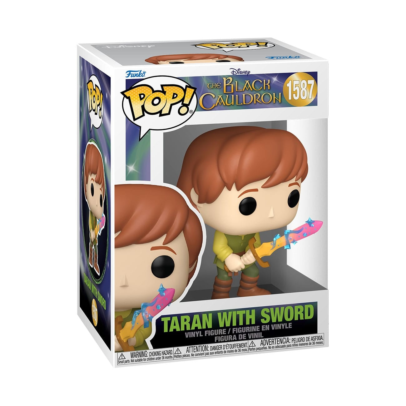 Produktbild Taran und der Zauberkessel POP! Disney Vinyl Figur Taran w/Sword 9 cm