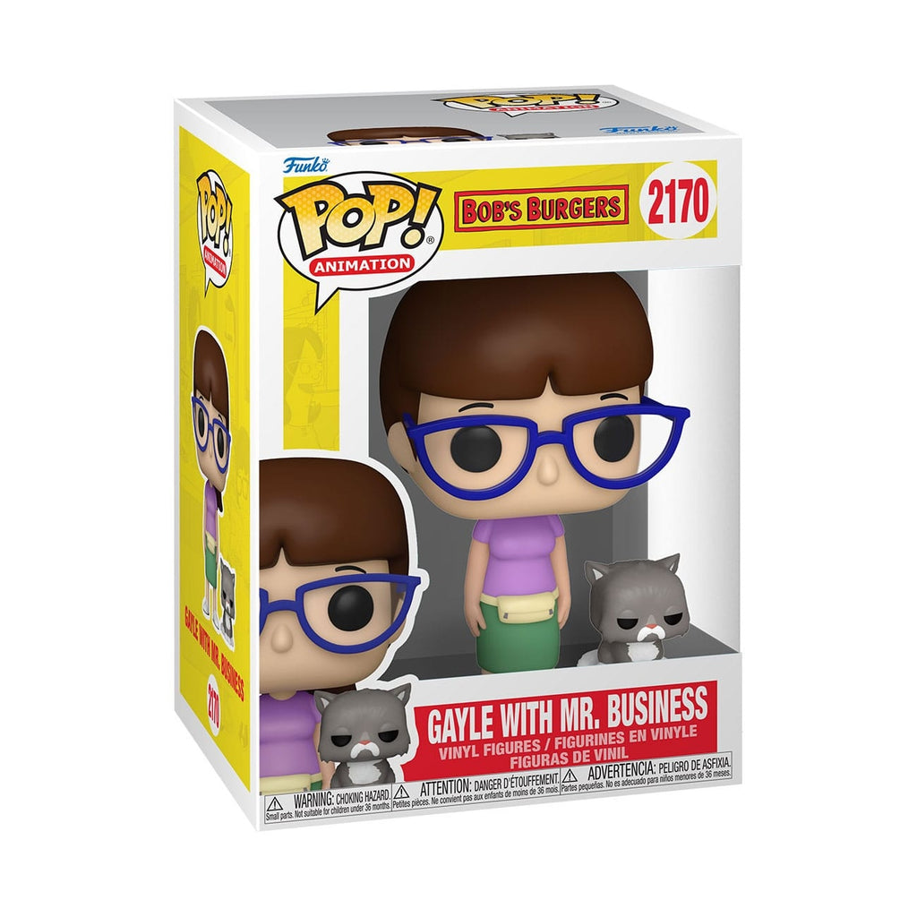 Produktbild Bob's Burgers POP!&Buddy TV Vinyl Figur Gayle with Mr. Business 9 cm