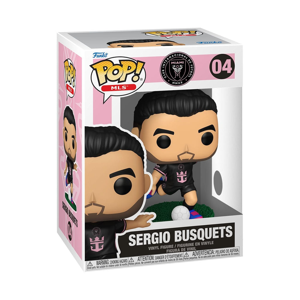 Produktbild MLS POP! Sports Vinyl Figur Inter Miami- Sergio Busquets(away) 9 cm