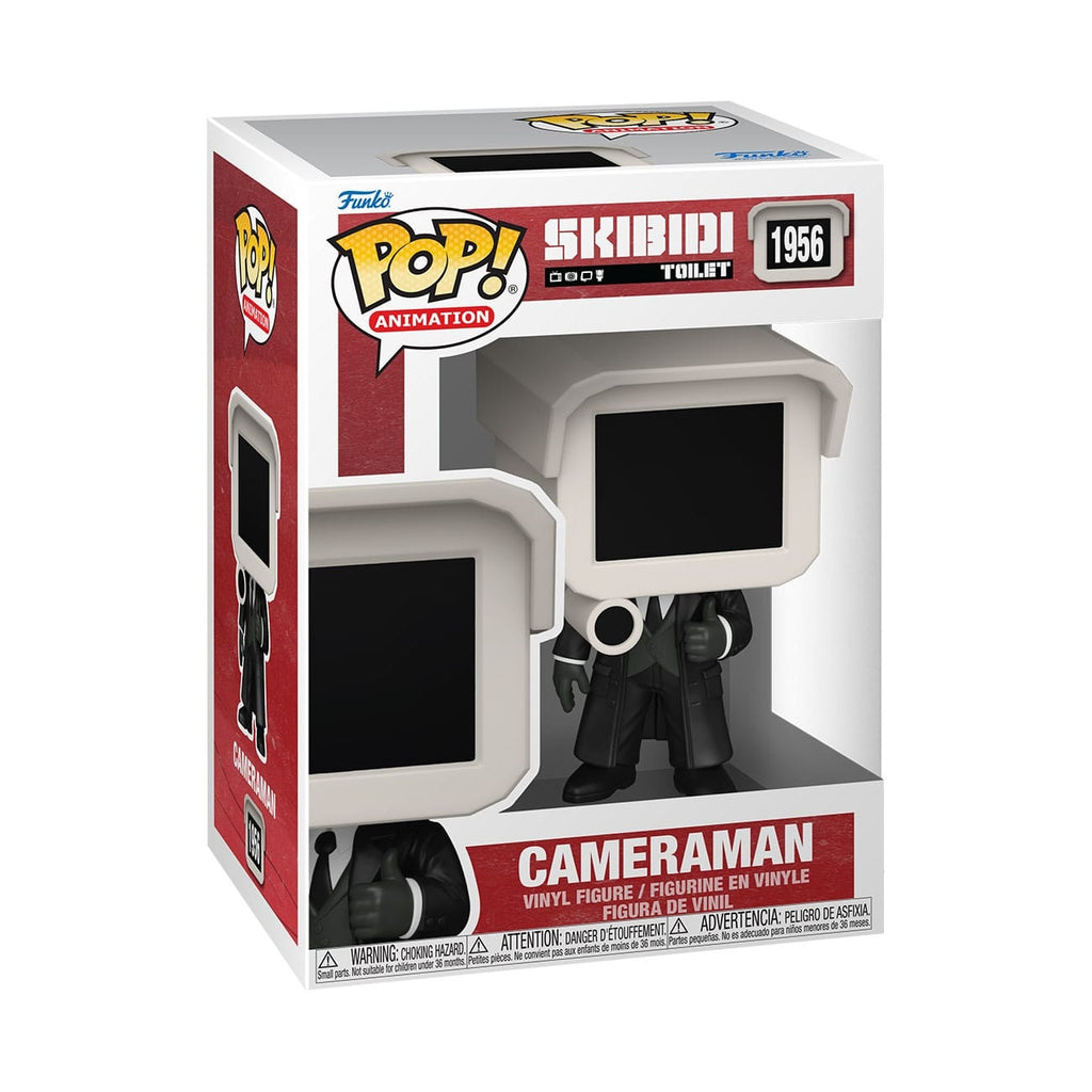 Produktbild Skibidi Toilet POP! Rocks Vinyl Figur Cameraman 9 cm