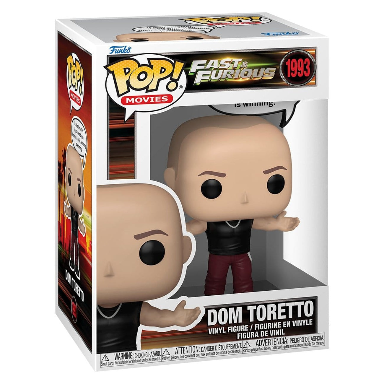 Produktbild Fast & Furious POP! Sayings Vinyl Figur Dominic Toretto 9 cm