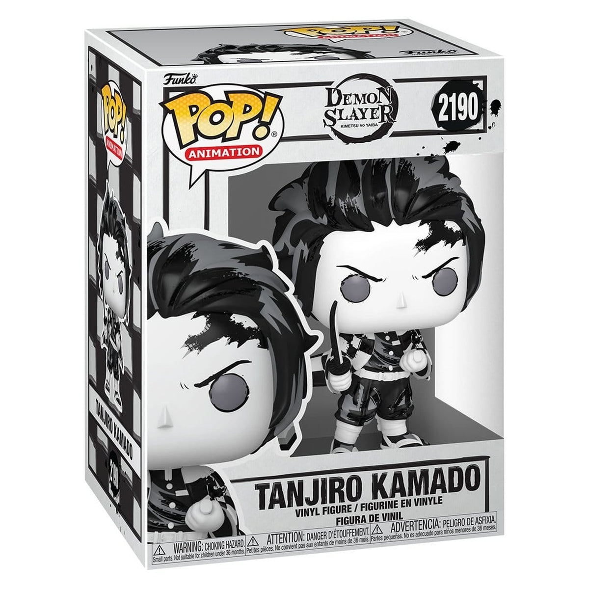 Produktbild Demon Slayer: Kimetsu no Yaiba POP! Animation Vinyl Figuren Tanjiro(Sumi-Ink) 9 cm