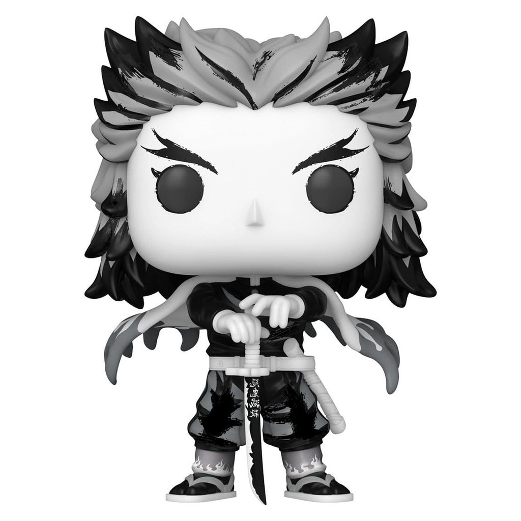 Demon Slayer: Kimetsu no Yaiba POP! Animation Vinyl Figuren Rengoku(Sumi-Ink) 9 cm