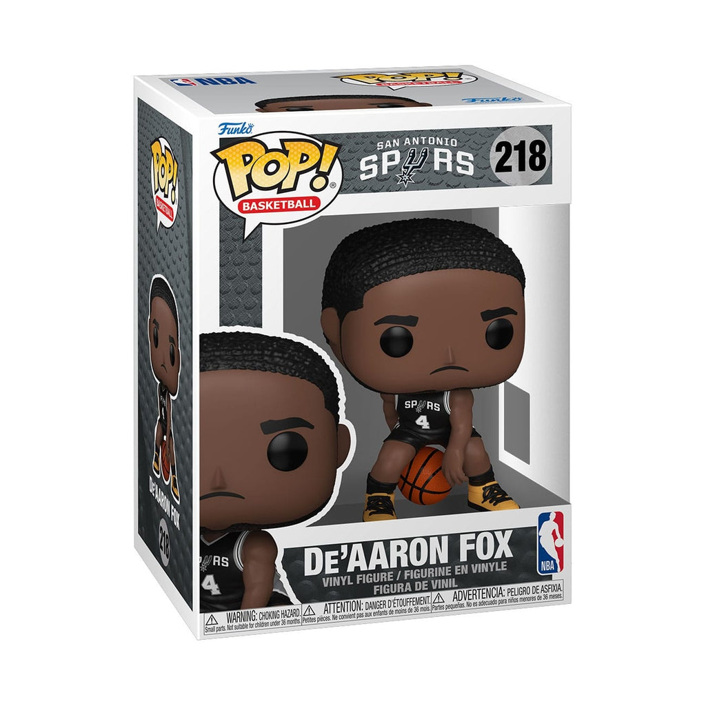 Produktbild NBA POP! Basketball Vinyl Figur San Antonio Spurs: De'Aaron Fox (2025 Icon Edition Uniform) 9 cm