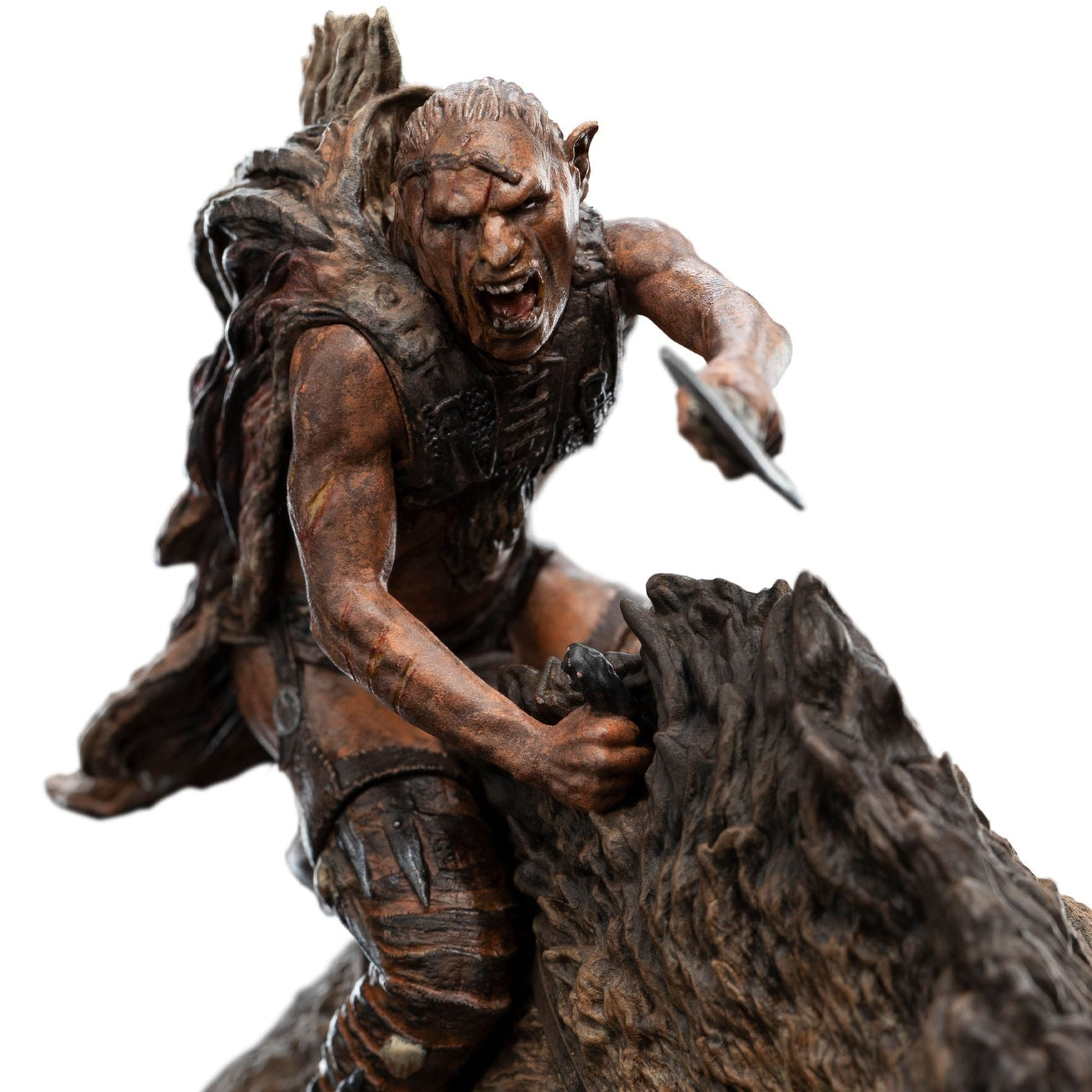 Produktbild Herr der Ringe Mini Statue Sharkû on Warg 18 cm
