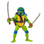 Produktbild Teenage Mutant Ninja Turtles: Mutant Mayhem Drive N Kick Action Figur Leonardo & Motorrad 11 cm