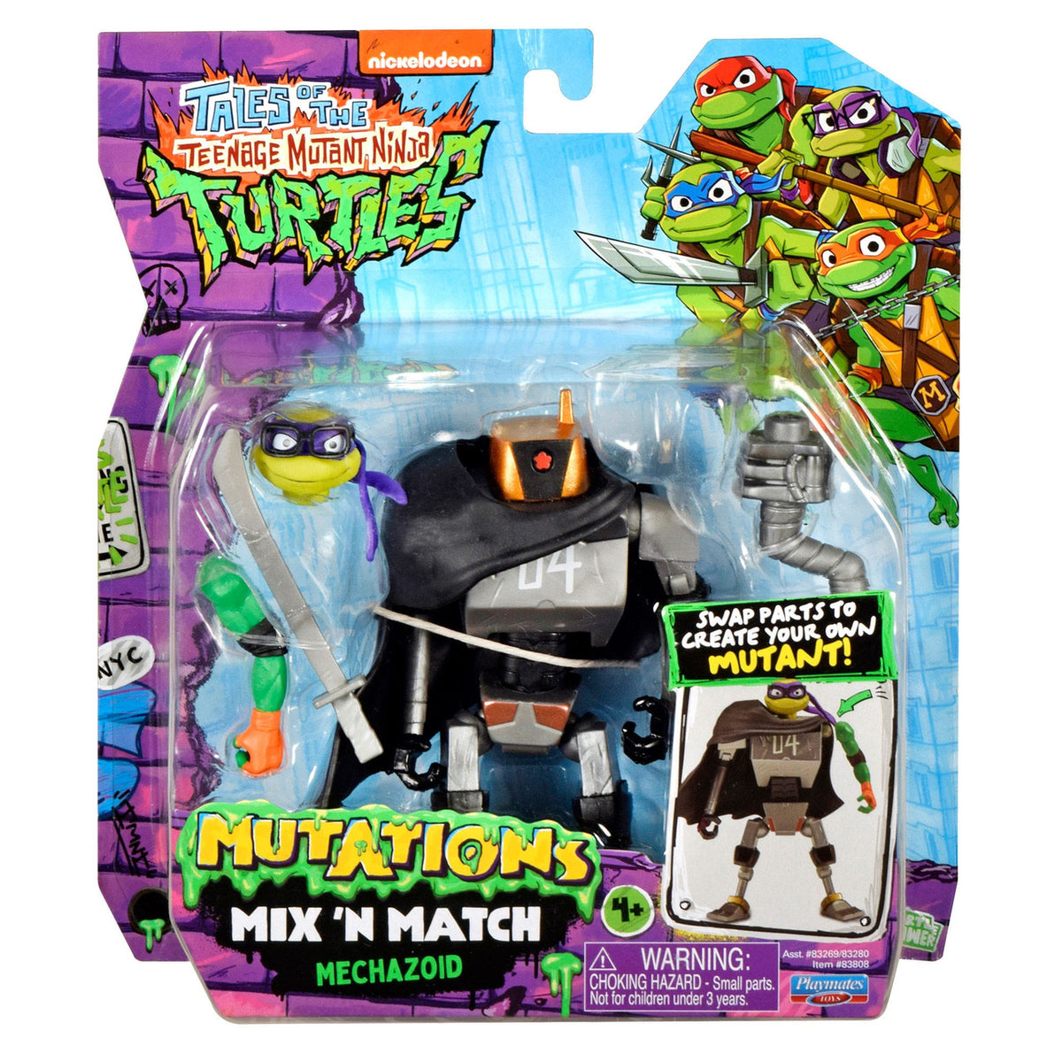 Produktbild Die Abenteuer der Teenage Mutant Ninja Turtles Mix 'n Match Actionfigur Mechazoid 12 cm