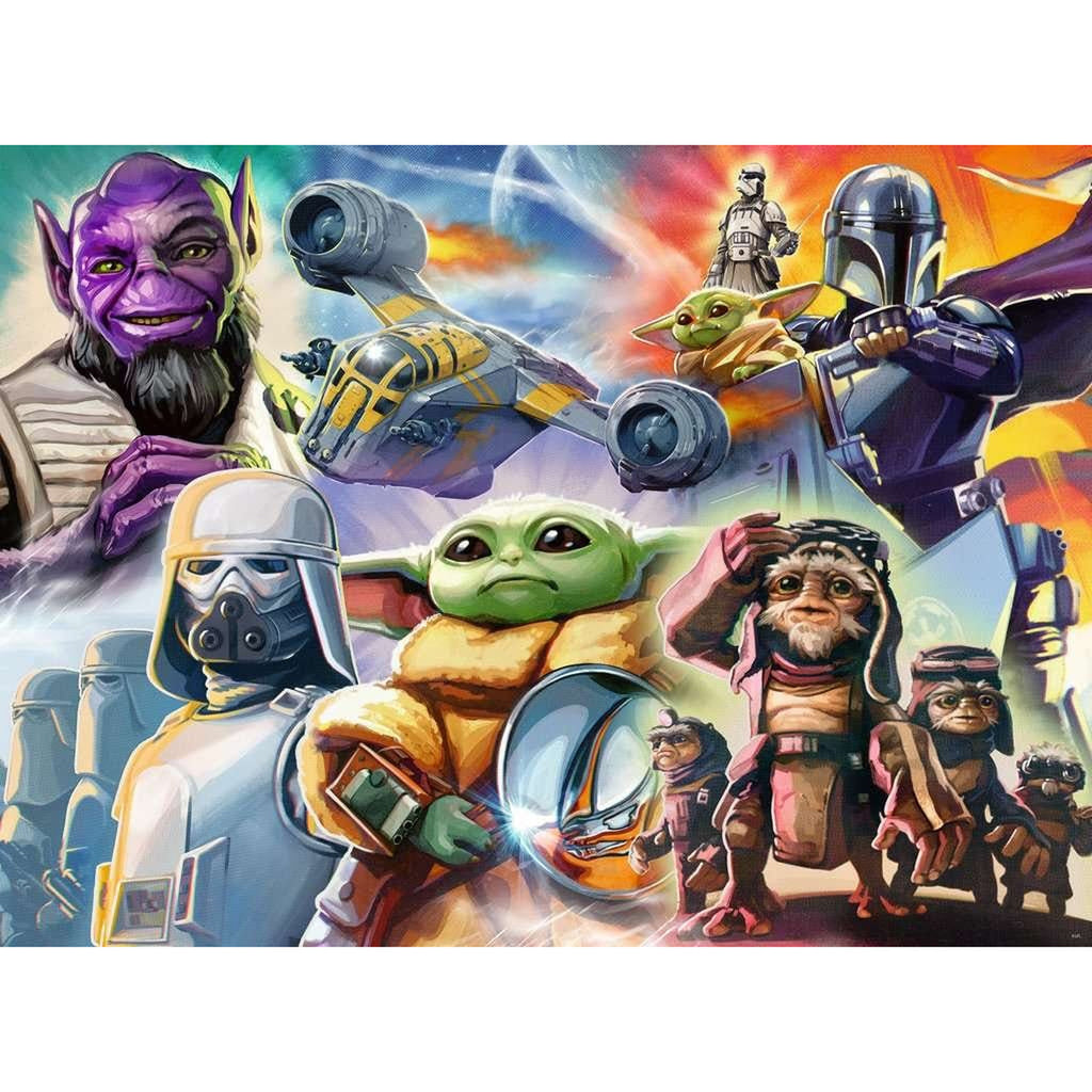 Produktbild The Mandalorian and Grogu Puzzle (500 Teile)