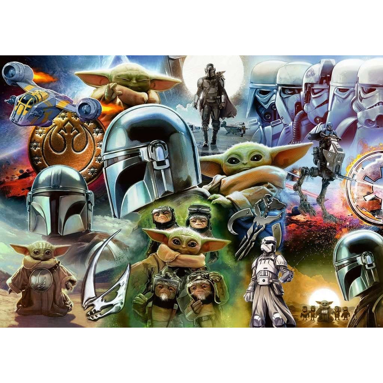 Produktbild The Mandalorian and Grogu Puzzle (1000 Teile)