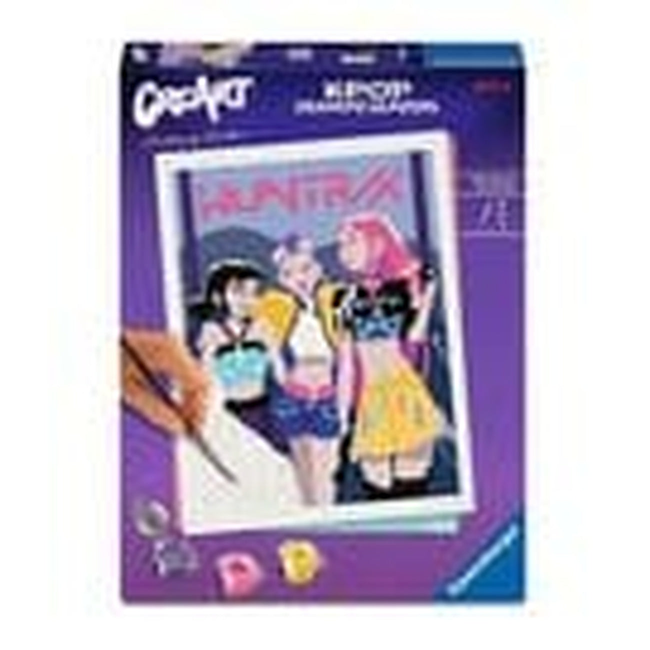 Produktbild KPop Demon Hunters CreArt Malen nach Zahlen Malset Huntrix
