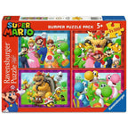 Produktbild Super Mario Puzzles 4er-Pack Zeit für Mario! (4x100 Teile)