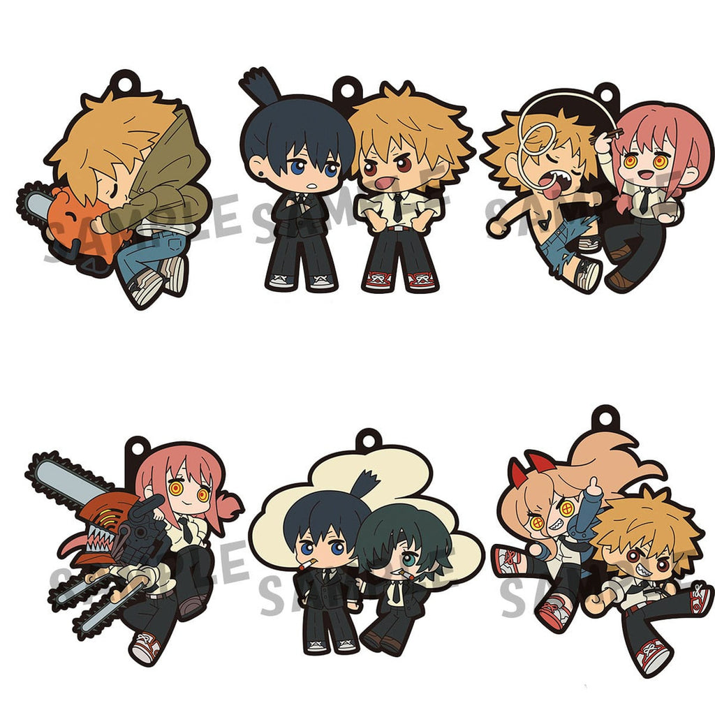 Produktbild Chainsaw Man Rubber Mascot Buddycolle Gummi-Anhänger 6 cm Sortiment (6)