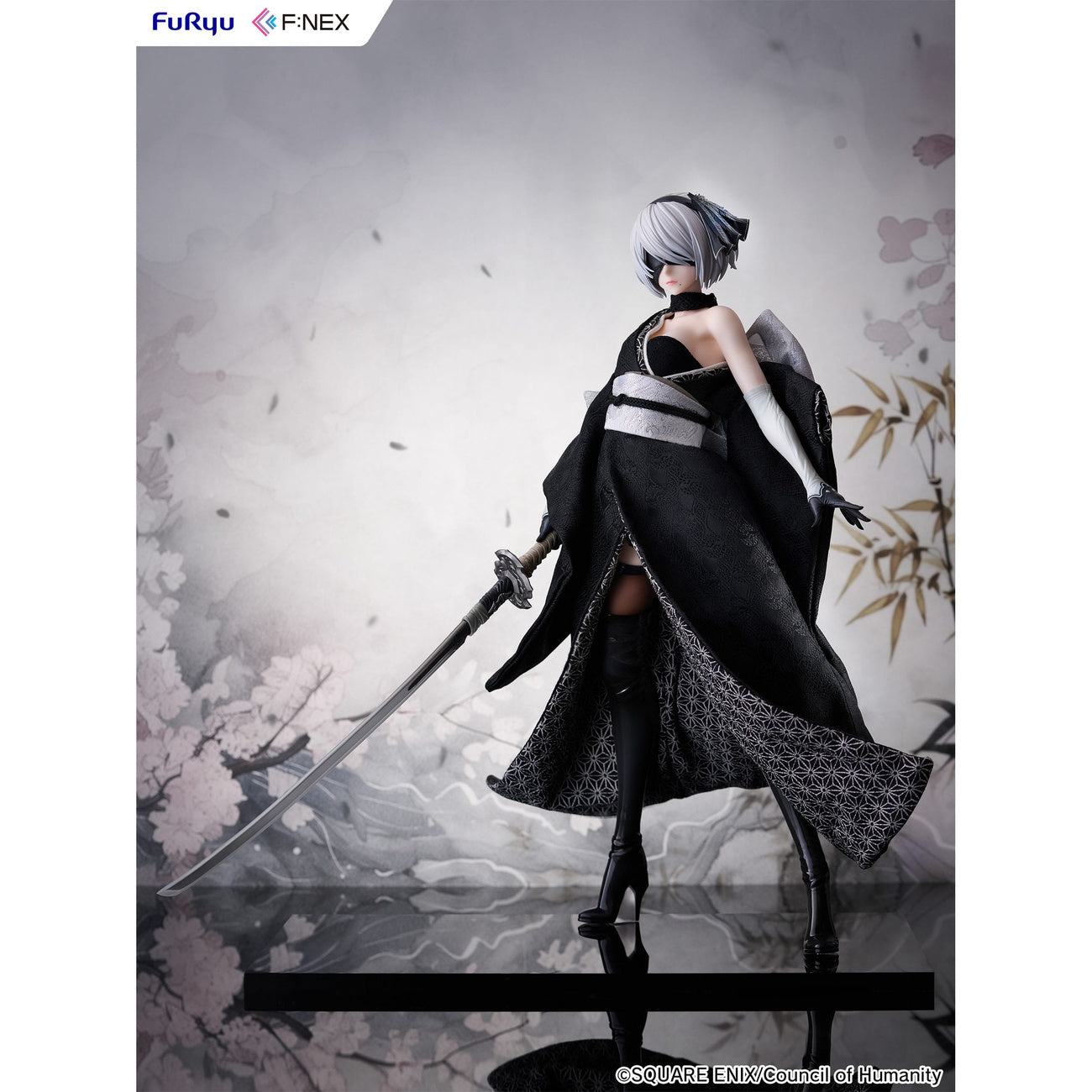 Produktbild Nier: Automata Ver1.1a F:Nex PVC Statue 1/4 2B Japanese Doll 43 cm