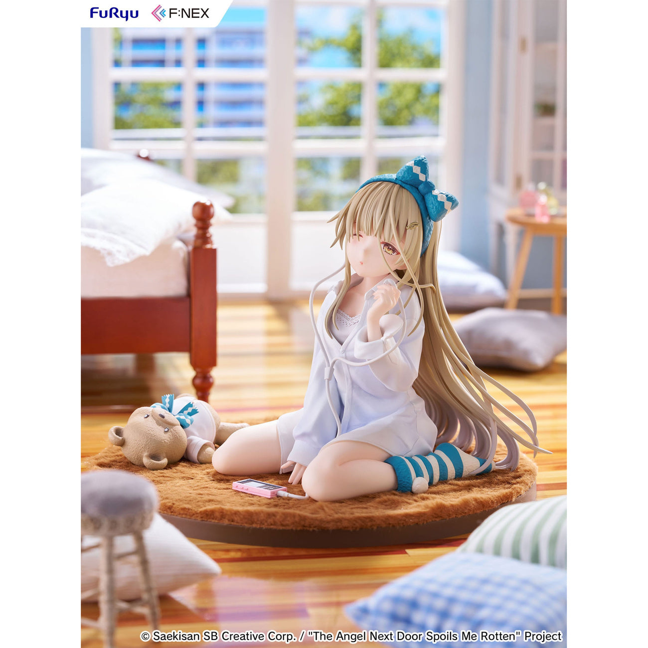 Produktbild The Angel Next Door Spoils Me Rotten F:Nex PVC Statue 1/7 Mahiru Shiina Relax Ver. 14 cm