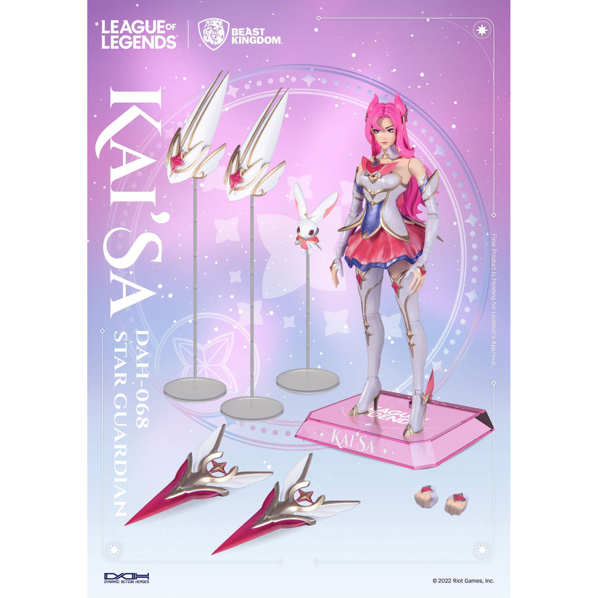 Produktbild League of Legends Dynamic 8ction Heroes Actionfigur 1/9 Star Guardian Kai'Sa 19 cm