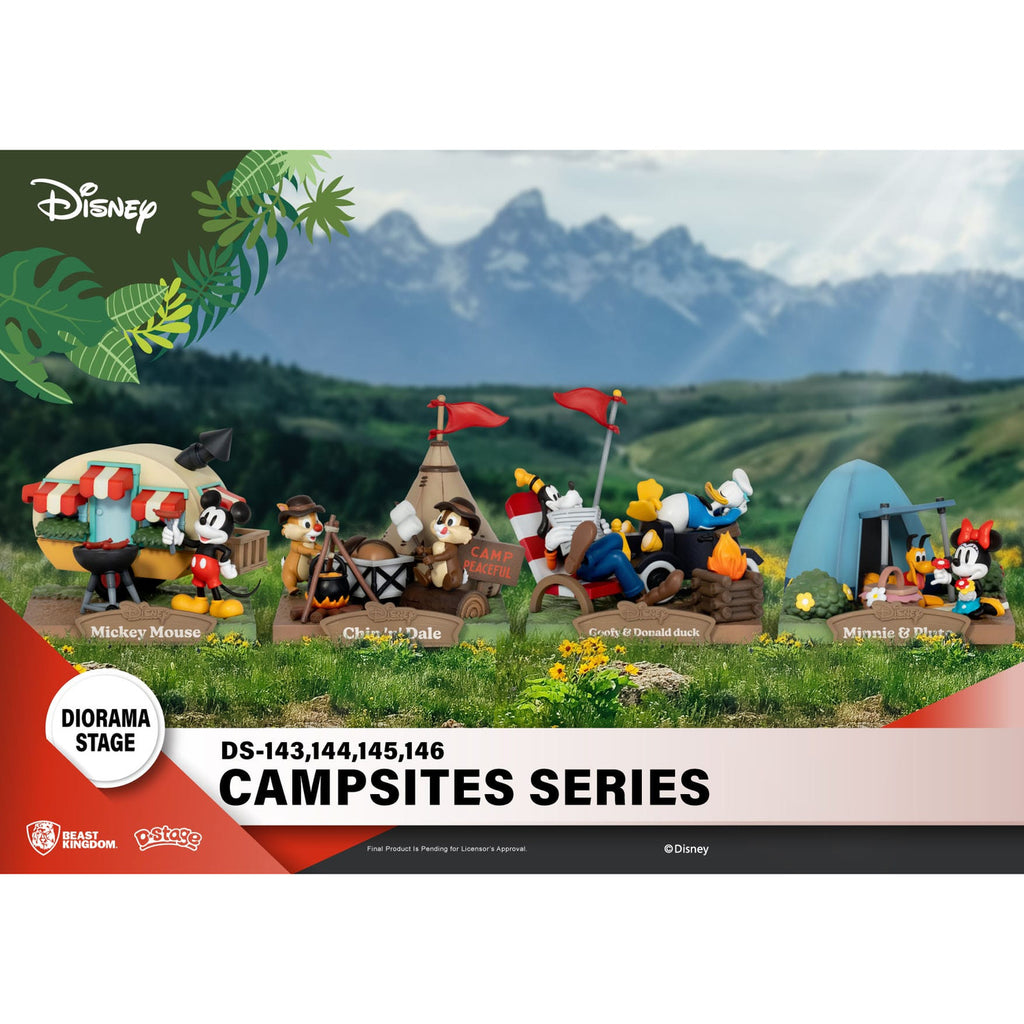 Produktbild Disney D-Stage Campsite Series PVC Diorama Chip & Dale 10 cm