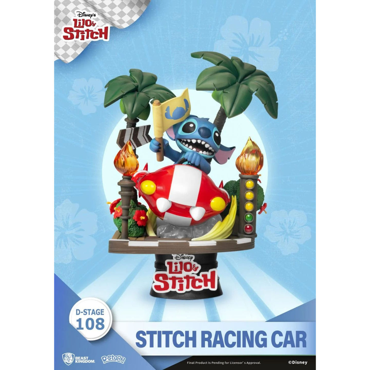 Produktbild Disney: Lilo & Stitch - Stitch Racing Car PVC Diorama