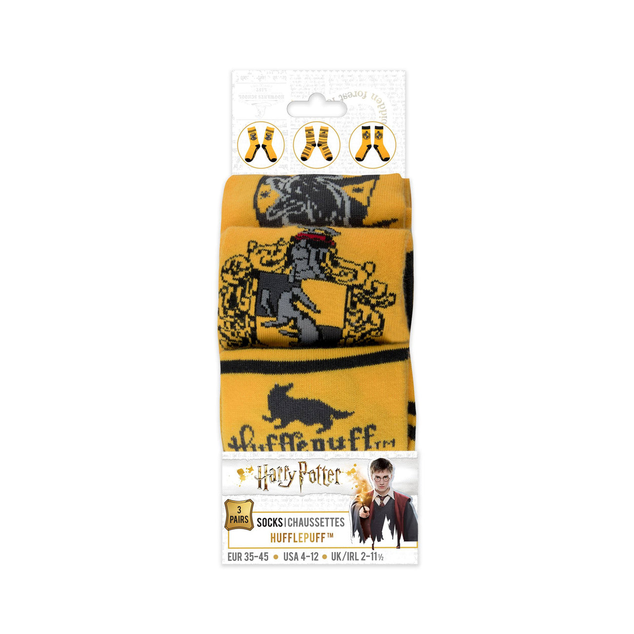 Produktbild Harry Potter Socken 3er-Pack Hufflepuff