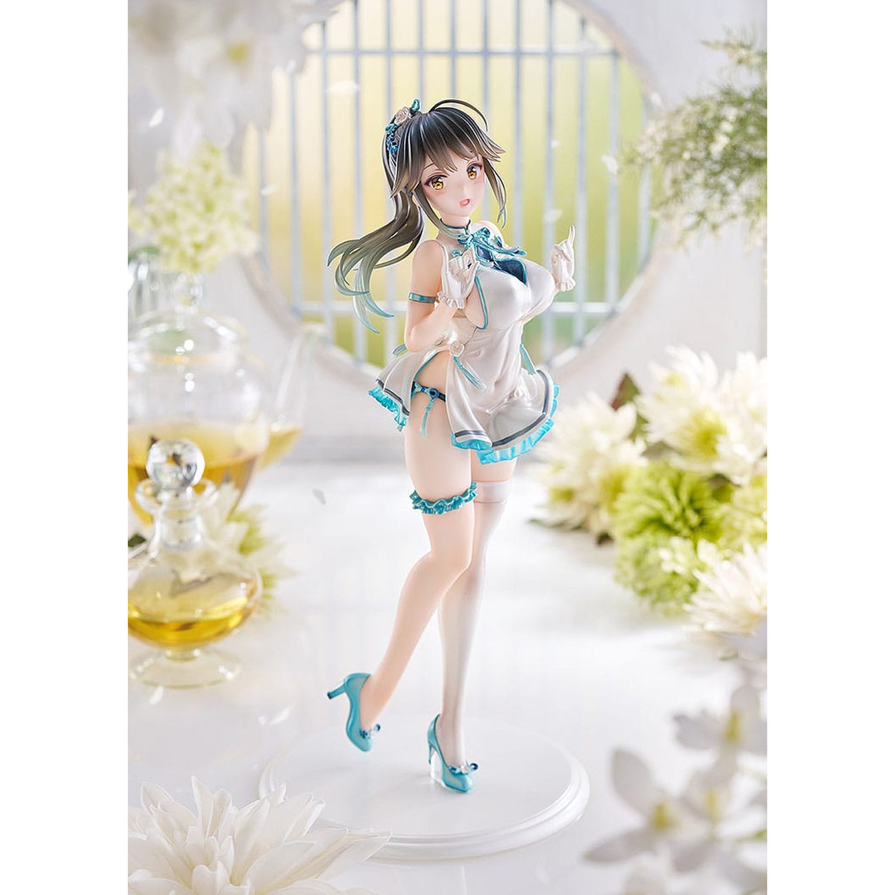 Produktbild Avian Romance Pink Label 5 PVC Statue 1/6 Ponytail Girl: Qipao 29 cm