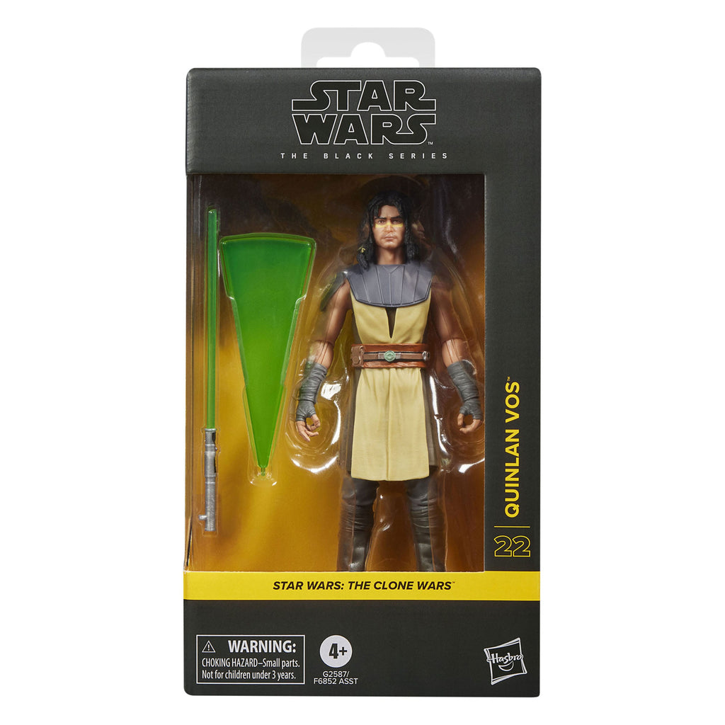 Produktbild Star Wars: The Clone Wars Black Series Actionfigur Qunlan Vos 15 cm
