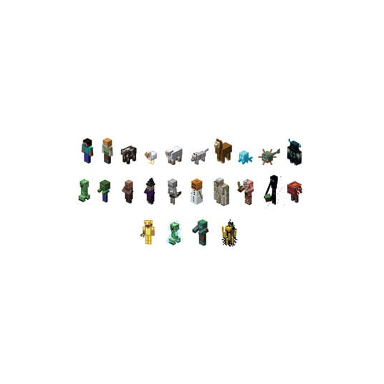 Produktbild Minecraft 3D-Toppeez 6cm Sortiment (24)