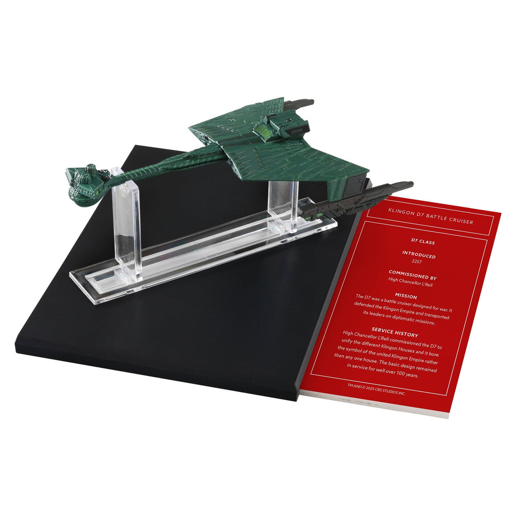 Produktbild Star Trek Library Die-Cast Klingon D7 Battle Cruiser 10 cm