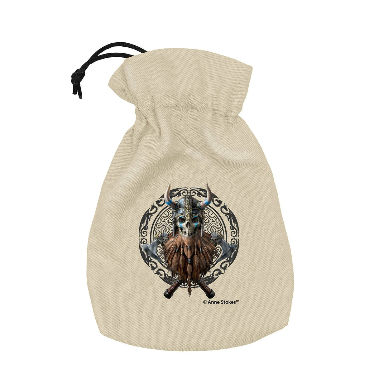 Produktbild Anne Stokes Würfelbeutel Viking Skull