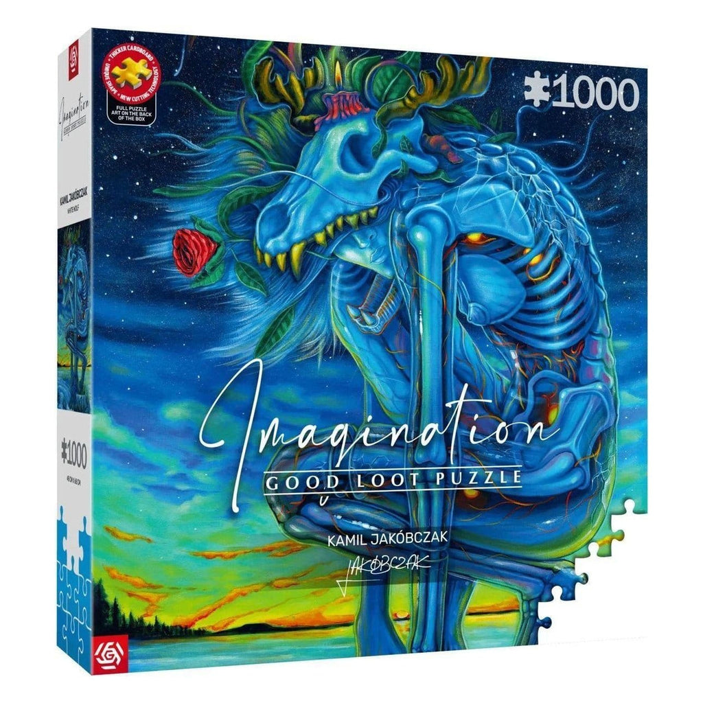 Produktbild Imagination Series Puzzle Kamil Jakóbczak Bialy Wilk (1000 Teile)