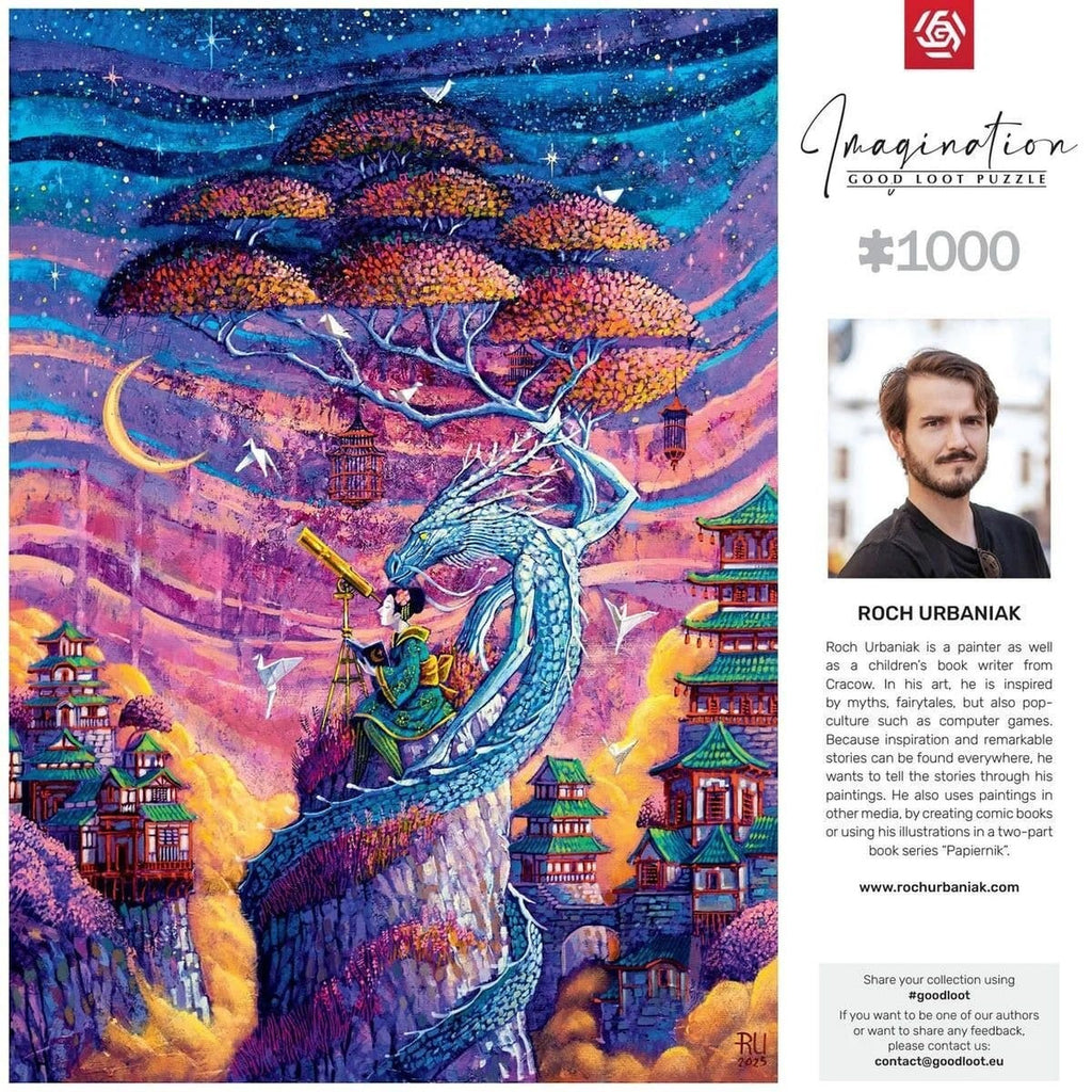 Produktbild Imagination Series Puzzle Roch Urbaniak Sakura i Ryu (1000 Teile)