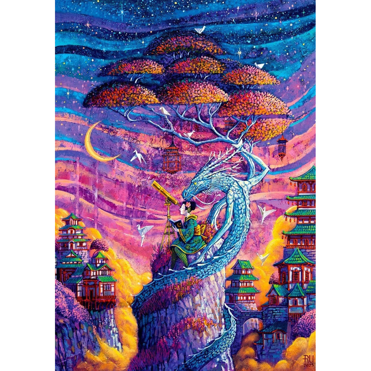 Produktbild Imagination Series Puzzle Roch Urbaniak Sakura i Ryu (1000 Teile)