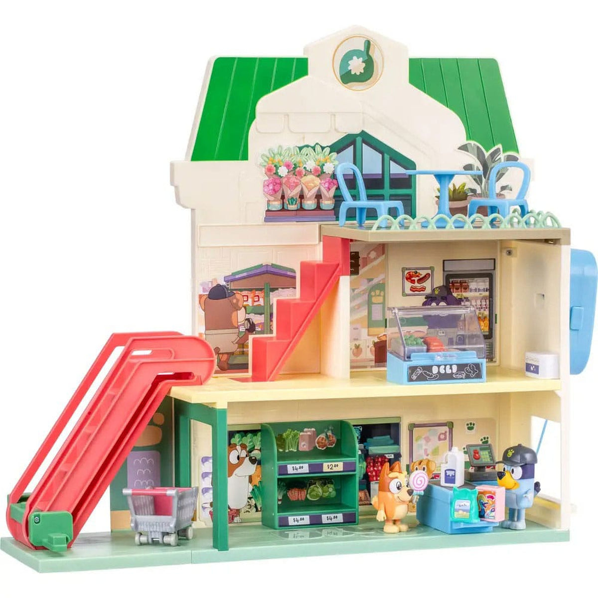 Produktbild Bluey Minifiguren Spielset Bluey Let's Play Chef Supermarkt