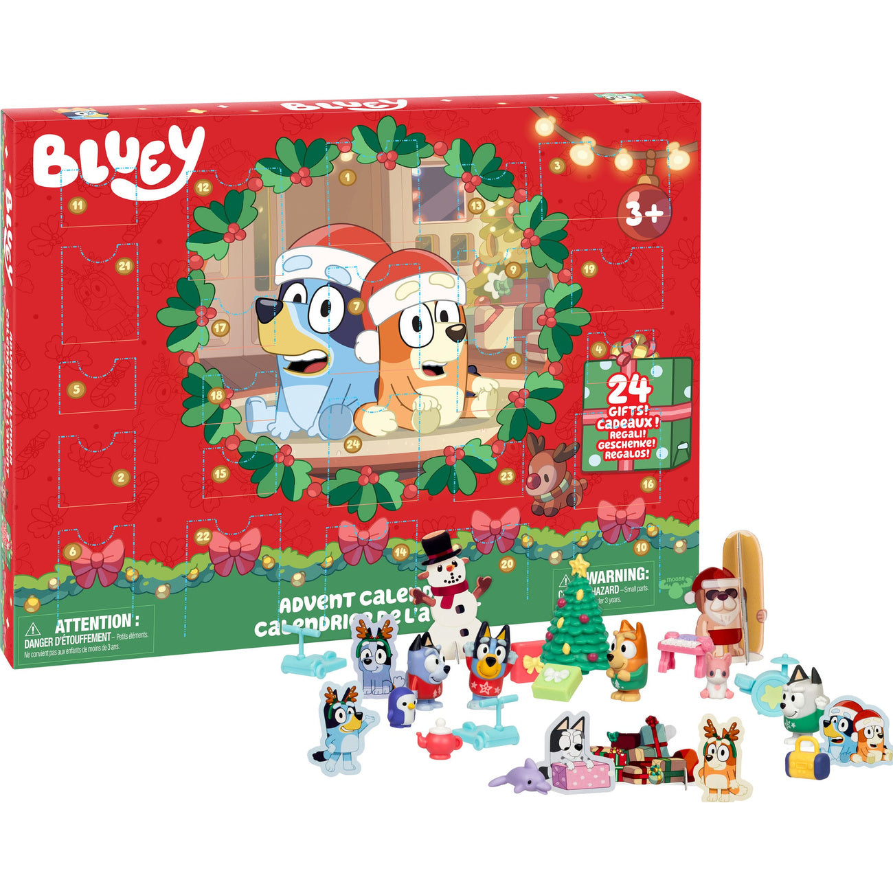 Produktbild Bluey Adventskalender Minifiguren