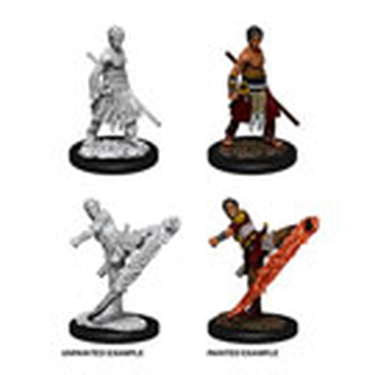 Produktbild D&D Nolzur's Marvelous Miniatures Miniaturen unbemalt Male Half-Elf Monk Umkarton (6)