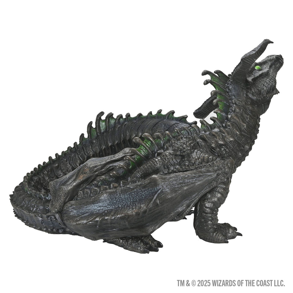 Produktbild D&D Replicas of the Realms Life-Size Schaumgummi-Figur Black Dragon Wyrmling 46 cm