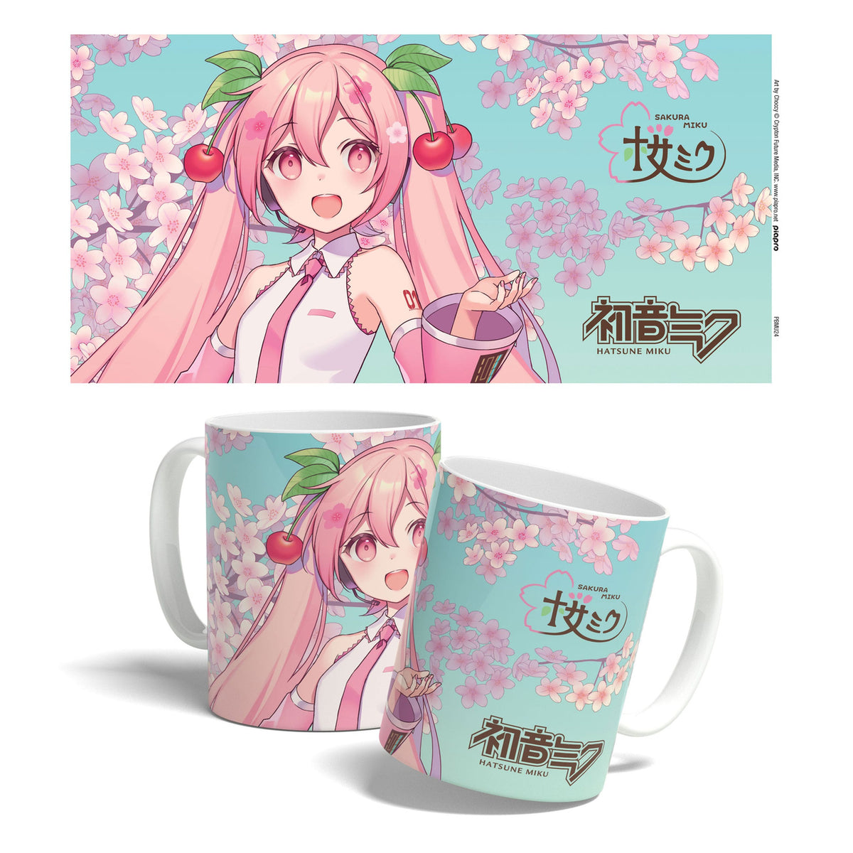 Produktbild Hatsune Miku Tasse Sakura Miku Cherry Blossom 325 ml