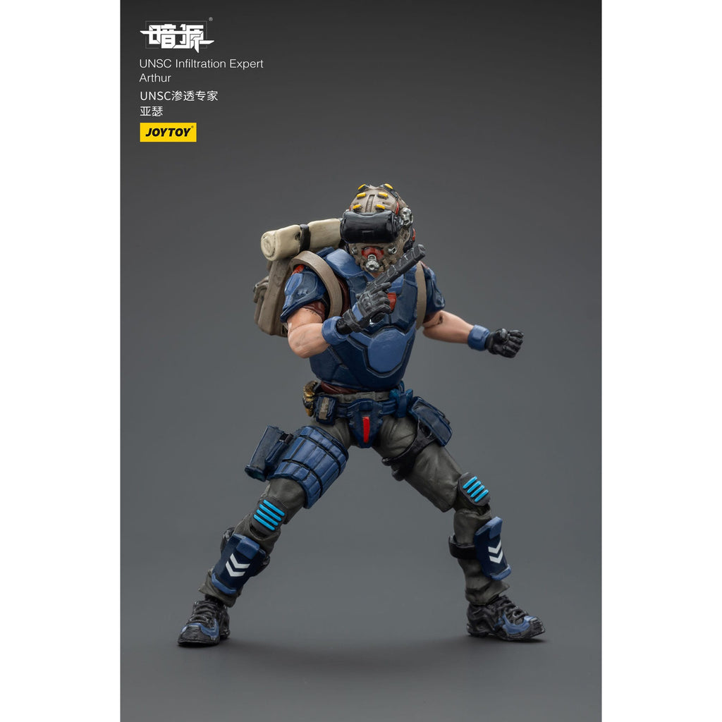 Produktbild UNSC Dark Source Actionfigur Infiltration Expert Arthur 7 cm