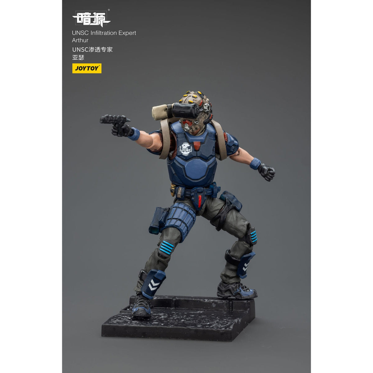 Produktbild UNSC Dark Source Actionfigur Infiltration Expert Arthur 7 cm