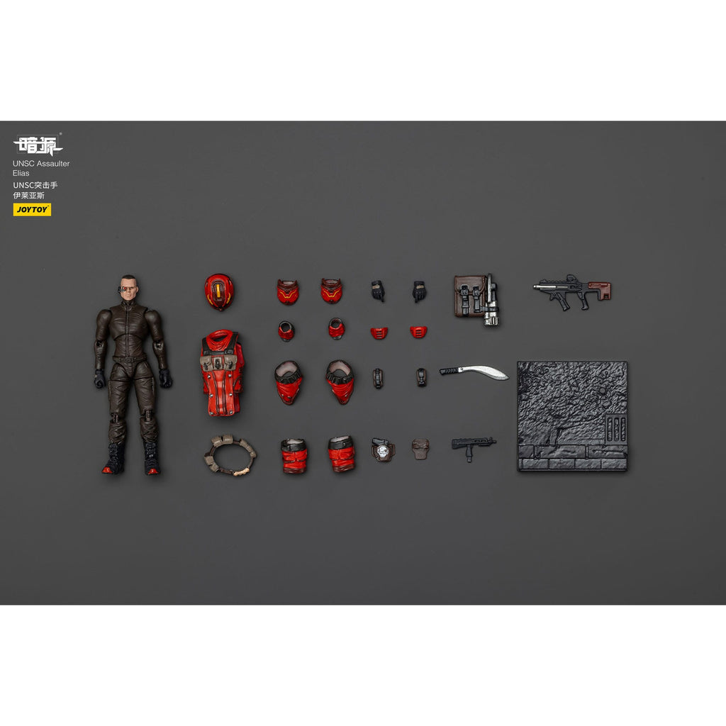 Produktbild UNSC Dark Source Actionfigur Assaulter Elias 7 cm