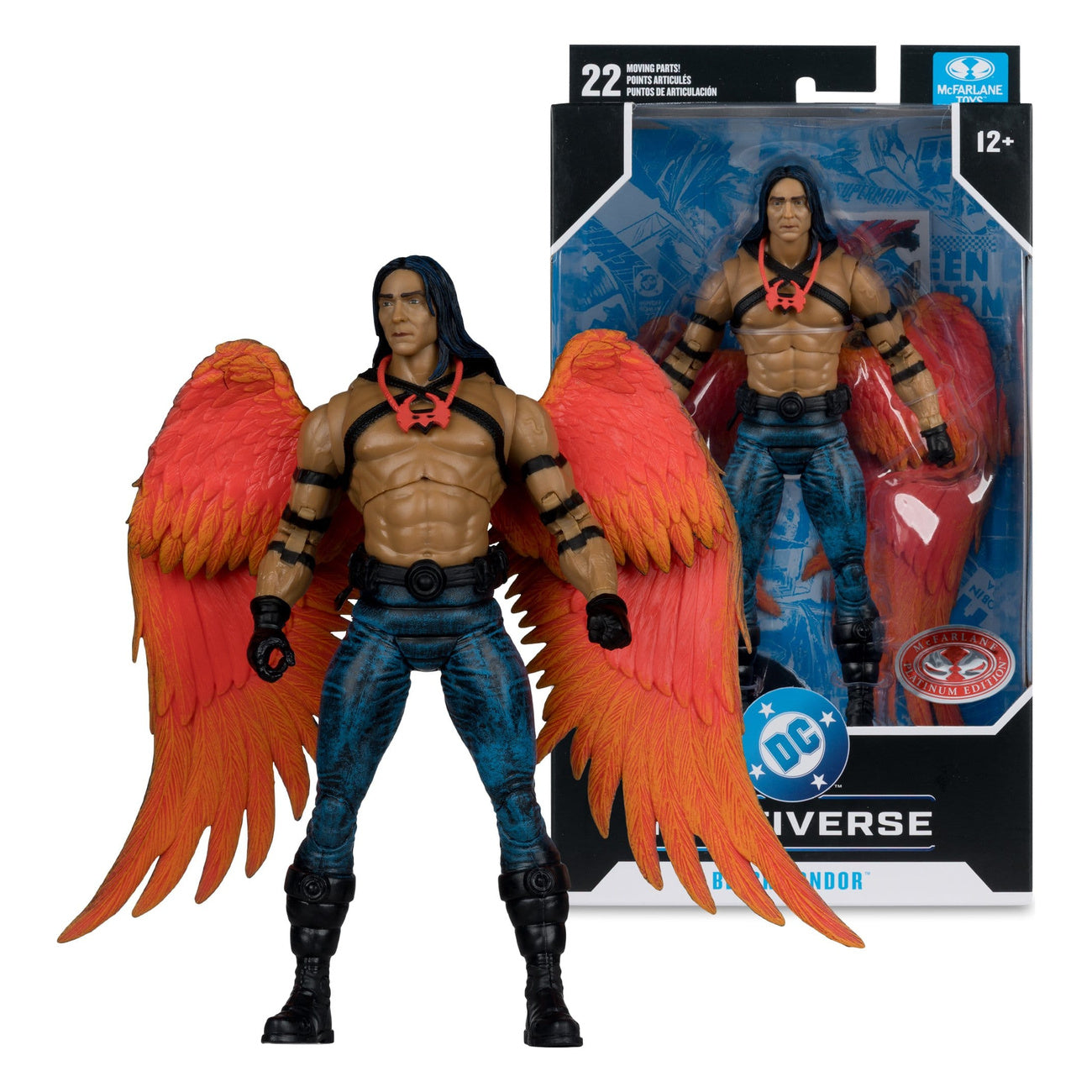 Produktbild DC Multiverse Actionfigur Black Condor (DC Classic) (Red Platinum Edition) 27 cm